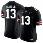 NCAA Ohio State Buckeyes Men's #13 Gee Scott Jr. Black Nike Football College Jersey QMK4845BS